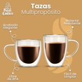 thumbnail image 4 of Set de 4 Tazas Baricoffee Vidrio Doble Transparente, 4 of 5