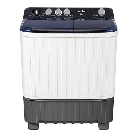 Lavadora Mabe  22 kg Semiautomática Blanca