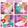 thumbnail image 2 of Dolls House Doloowee, 4 pisos, 10 habitaciones con 2 toboganes para princesas, 2 of 8