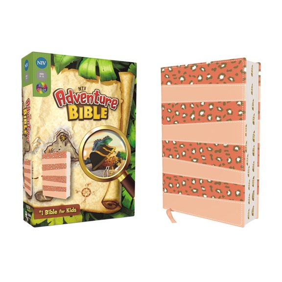Biblia NIV Adventure Coral de HarperCollins a Todo Color