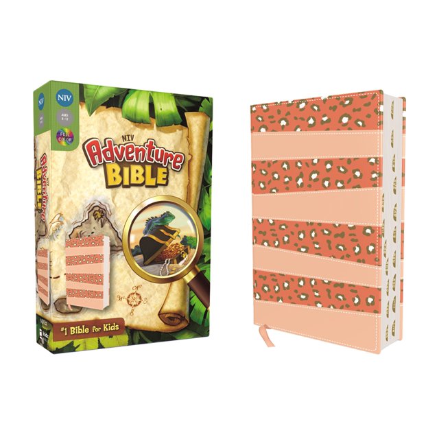 Biblia NIV Adventure Coral de HarperCollins a Todo Color