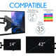 thumbnail image 3 of Soporte de pared para TV Bloosom /Monitor de 14" a 42" negro, 3 of 4