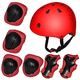 thumbnail image 1 of Casco Protección Kit Niños Bicicleta 3-13 años Rojo Malubero Malu1787, 1 of 3