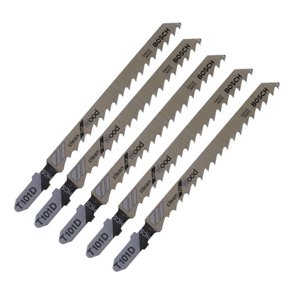 Segueta Caladora T Madera 5 Piezas Limpio 45 Mm T101d Bosch