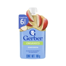 Alimento para lactantes Gerber orgánico puré de manzana 100 g
