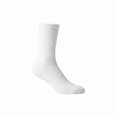 thumbnail image 3 of Calceta Larga Lisa George para Niño, de Poliéster Blanco Talla 7 a 9 años, 5 Pares, 3 of 4