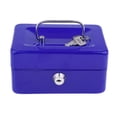 thumbnail image 2 of Estuche de Almacenamiento Seguro para Dinero Caja de Seguridad con para Caja de Dinero para - 15 X 12 X 8 Cm Azul CUTICAT Cash Money Case, 2 of 8