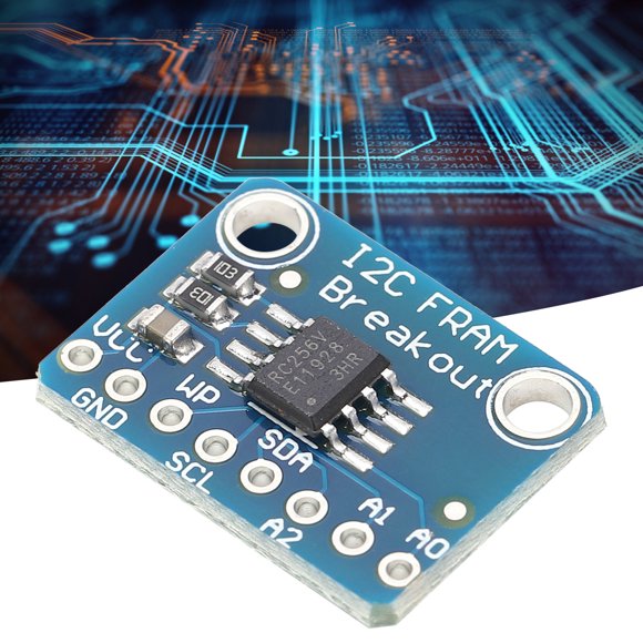 Herramientas De Desarrollo De IC De Memoria, Pantalla No Volátil Portátil I2C Fram Breakout 1010 + A2 + A1 + A0 32 Kb De Memoria Para Registradores De Datos De Baja Potencia Para