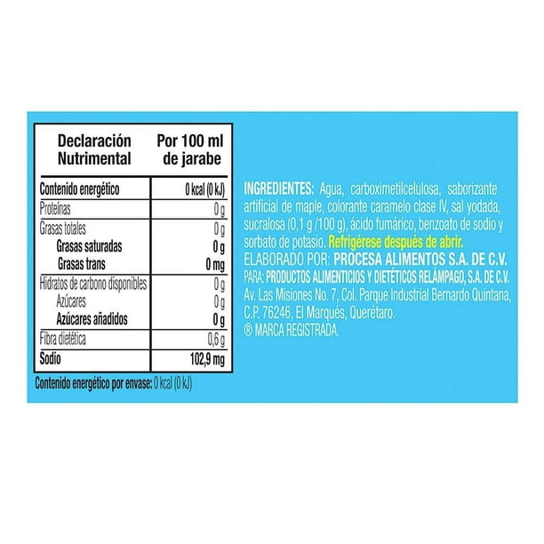 Imagen 3 de Jarabe D' Gari sabor maple sin azúcar 250 g