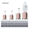 thumbnail image 2 of Set de 4 Maletas Compass Montevideo Color Rosa con Ruedas 360°, 2 of 8