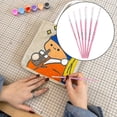 thumbnail image 4 of Juego de pinceles para pintar tableros, suministros superiores, pincel de acuarela perfecto para niños Fuumuui Púrpura, 4 of 9