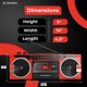 thumbnail image 4 of AUDIOBOX RADIO GRABADORA BLUETOOTH RXC-25BTRED, 4 of 6