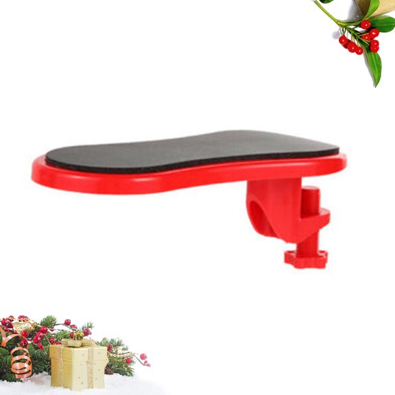 BESTYASH De Apoyo Para Ajustable Para Escritorio Rojo Con Superficie Suave