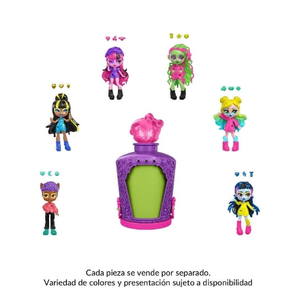 Muñeca Monster High Pociones Monstruosas Empaque Sorpresa 1 Pieza