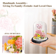 thumbnail image 2 of Bloques De Flores Artificiales Para Armar Compatible 624pcs. Xtellar rosa, 2 of 4