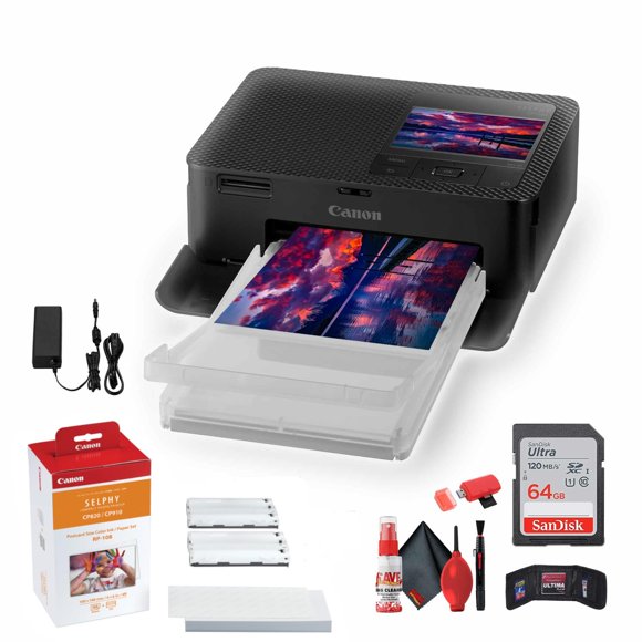 Impresora fotográfica compacta Canon SELPHY CP1500 negra