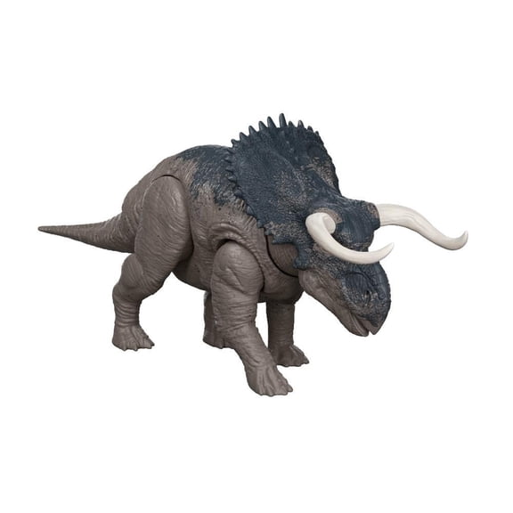 Dinosaurio de Juguete Jurassic World Rebirth Rugido Salvaje Nasutoceratops