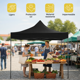 thumbnail image 4 of Toldo Plegable Reforzado 3x3m NINON LUNOR Lona Oxford 600D Impermeable y Protección UV, 4 of 9