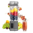thumbnail image 1 of CaiYueKe USB Rechargeable Portable Juicer Blender Personal Smoothie Maker Travel Handheld Blender for Fruits Vegetables Shakes Protein Mixing Electric Blender Cup with Lid, 1 of 7