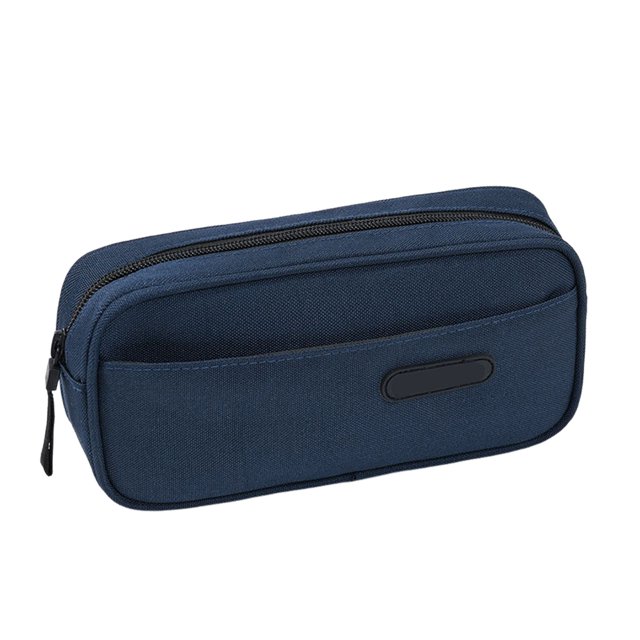 Estuche de pana de gran capacidad, organizador de papelería para bolígrafos, lápices y marcadores. Bolsa multicapa con tres niveles para estudiantes, profesionales y artistas. Portátil. Medidas: 8,7