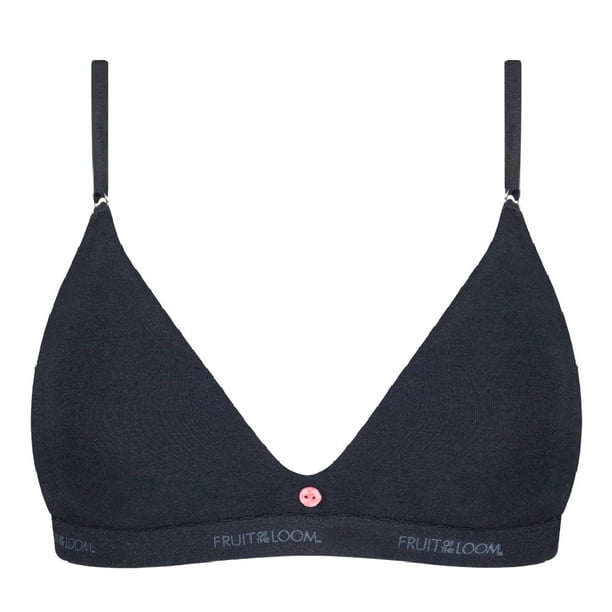 Brasier Fruit Of The Loom sin Varilla NegroTalla 38B