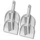 thumbnail image 1 of Recogedor y escobilla LUXVI de plástico resistente para limpieza eficiente (Gris, 4 pzs), 1 of 3