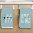 thumbnail image 1 of Oioii Stripes Dot Pumpkin Fall Kitchen Towels Dish Towels, 18x26 Inch Farmhouse Maple Leaves Autumn Decoration Hand Towels(15.8x23.6in), 1 of 6