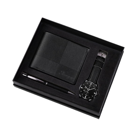 Conjunto de regalo para hombre Strade Fareast Limited reloj y bolígrafo Negro