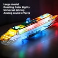 thumbnail image 3 of Modelo De Barco De Crucero Para Niños, Barco Transatlántico De Juguete Con Luz LED Eléctrica Para Interiores Para Niños Y Niñas, 3 of 7