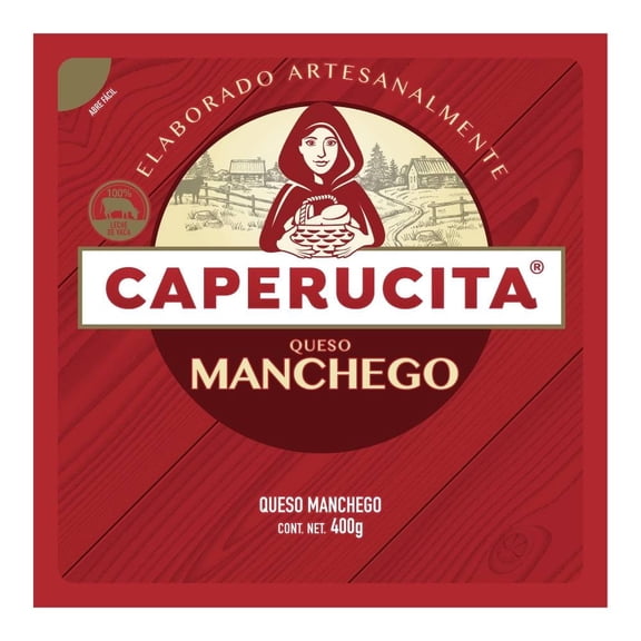 Queso tipo manchego Caperucita 400 g