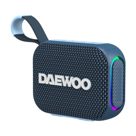 Daewoo Bocina Bluetooth Portátil HYDRO X DW200 Resistente al Agua IPX7 Luz LED