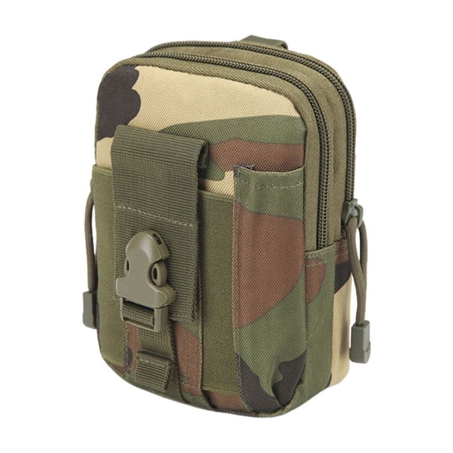 Riñonera táctica MOLLE | Bolsa para teléfono de 15 cm | Nailon 800D resistente al agua | Cremallera de grado militar y hebilla ajustable | Accesorio para deportes y equipo al aire libre