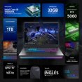 thumbnail image 2 of Laptop Gamer ASUS ROG Strix G16 NVIDIA GeForce RTX 5060 Intel Core i9 14900HX 32GB RAM 1TB SSD 16" Windows 11 Home Teclado en Ingles + Mochila, 2 of 5