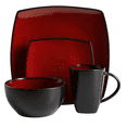 thumbnail image 2 of Vajilla Gibson Roja para 4 Personas 16 pz Cuadrada, 2 of 3