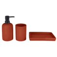 thumbnail image 1 of Set de Accesorios de Baño Hometrends 3 piezas color terracota, 1 of 6