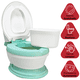 thumbnail image 2 of Baño Entrenador para Niños con Asiento Acolchado Antideslizante Diseño Realista - Verde, 2 of 6
