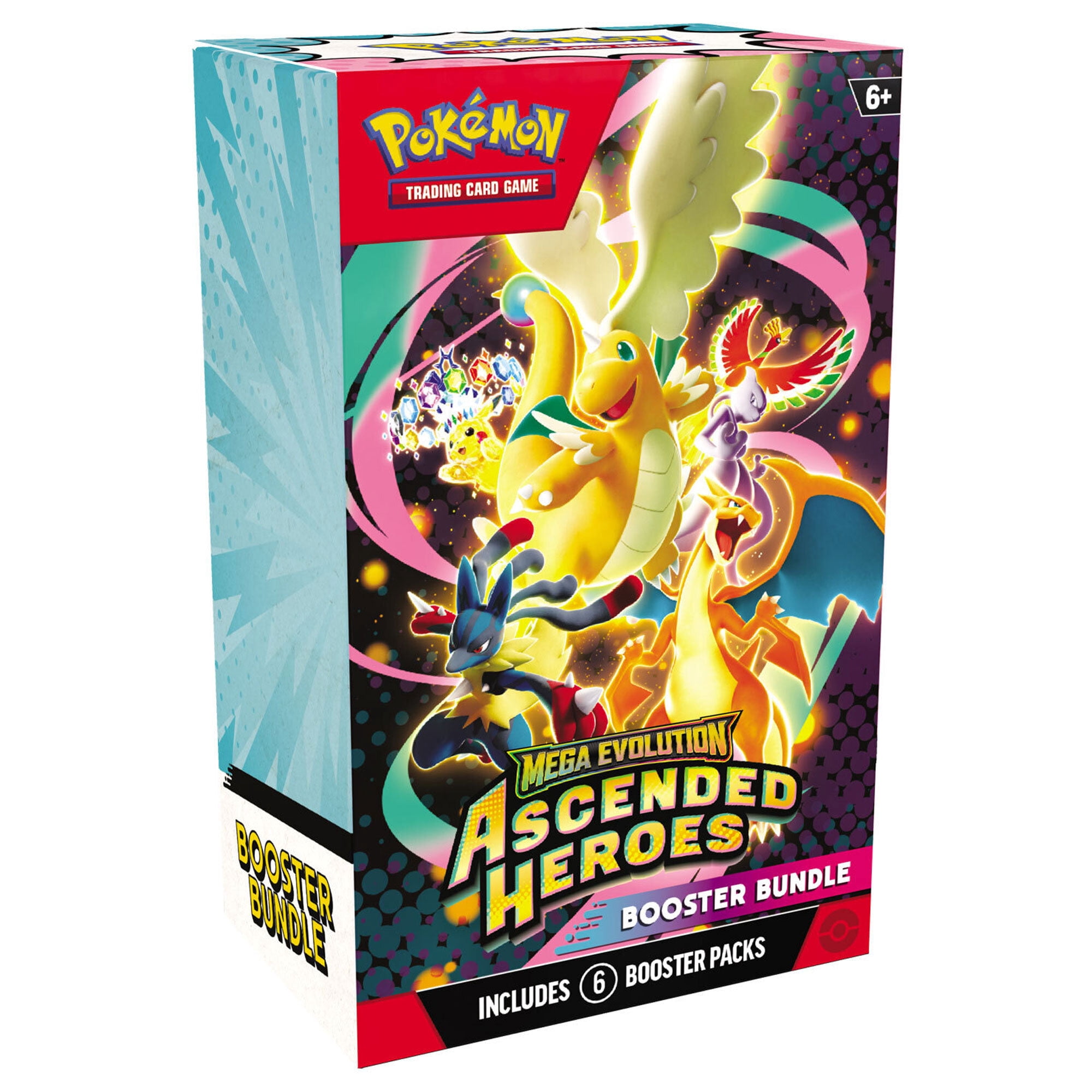 Juego de Cartas Coleccionables Pokémon TCG Mega Evolution Ascended Heroes Booster Bundle en Ingles