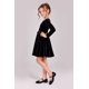 thumbnail image 2 of Vestido de niña con flor Roman Fashion /Kids 0034 (Negro) negro CH, 2 of 4