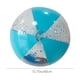 thumbnail image 3 of Pelotas de Playa Inflables de Pvc con Purpurina Semitransparente, Juguete Acuático Flotante para Deportes Al Aire Libre., 3 of 7