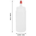 thumbnail image 4 of 10 botellas de plástico de 120 ml para condimentos con tapa, dispensadores para kétchup, mostaza, salsas picantes, aceite de oliva y barbacoa., 4 of 5