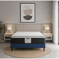thumbnail image 1 of Colchon King Size Restonic Ortopedico MoonCare + Box Tapiz Tela Blue + 2 Almohadas Standart, 1 of 6