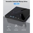 thumbnail image 4 of Unidad Blu Ray externa Wbacon 7 en 1 para PC Windows Mac, 4 of 7
