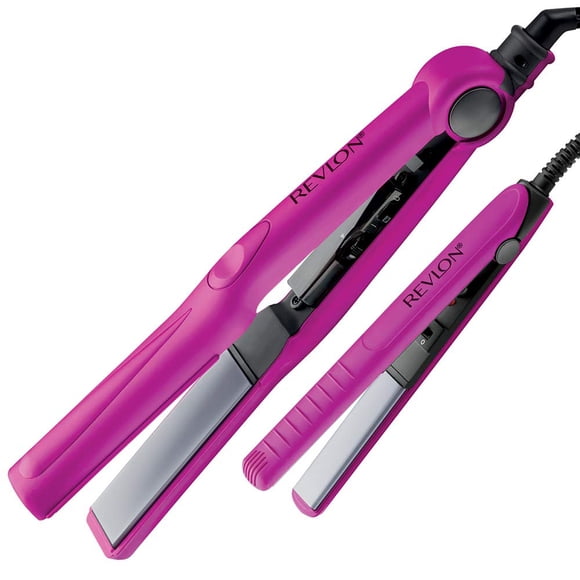 Revlon Set de Planchas de Cabello, 1" &amp; 1/2" (2.54 / 1.27 cm)