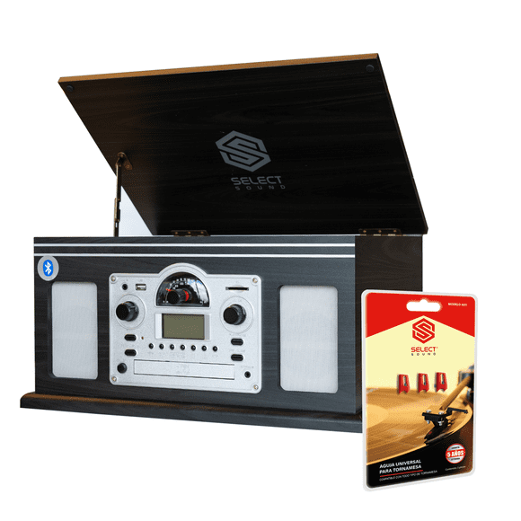 Combo Tornamesa Nostalgica Cd Lp Mp3 BT9200 Select Sound Tornamesa Nostalgico