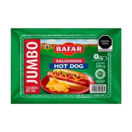 Salchicha para hot dog Bafar jumbo 500 g