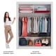 thumbnail image 3 of Ropero Closet Madesa Denver 2 Puertas Corredizas Blanco/Negro, 3 of 5