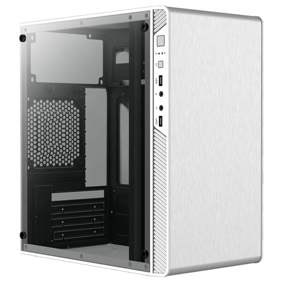 Gabinete Acteck PERFORMANCE II GI215W Micro ATX Mini Torre 500W Acrilico Blanco AC-935852