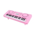thumbnail image 3 of Piano de teclado eléctrico portátil de 37 teclas, instrumento musical de órgano electrónico antiguo Rosado, 3 of 9