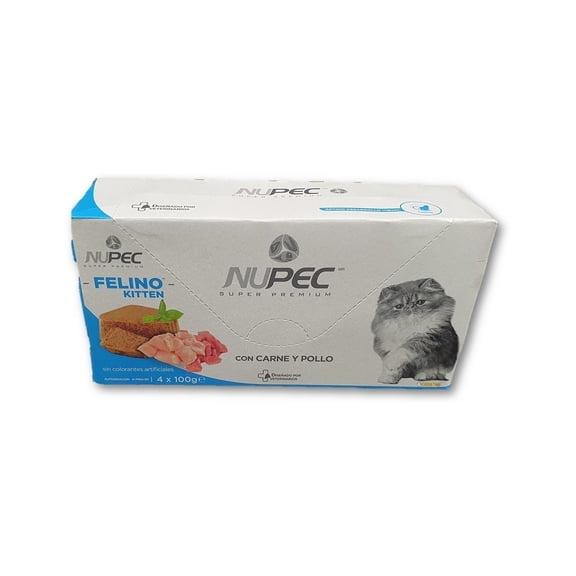 Paquete de 20 latas Nupec felino kitten humedo 100 gr