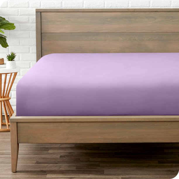 Sábana Ajustable Bare Home Lujo Colección 1800 Ultra Suave Tamaño King Lavanda